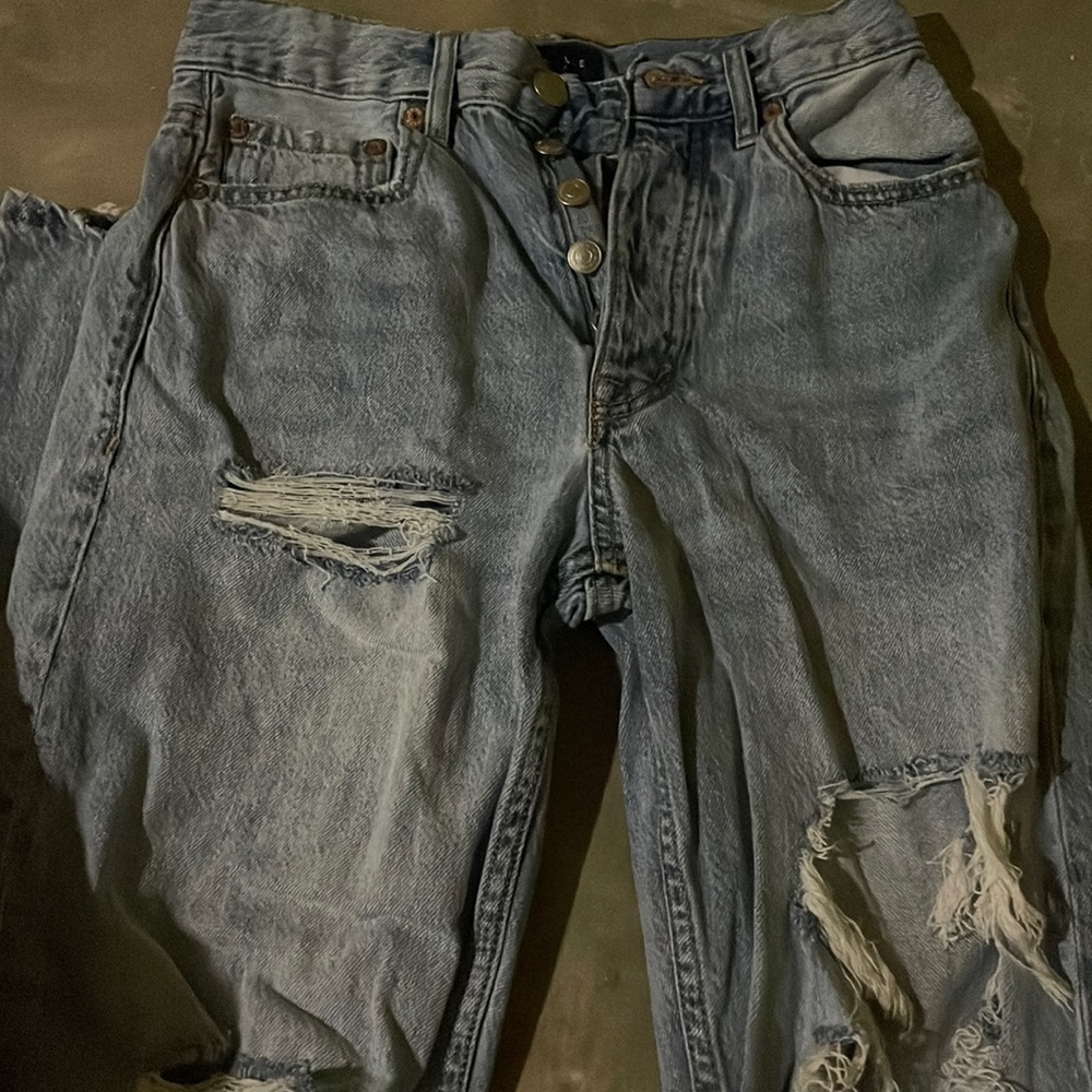 Light Denim Mom Jeans